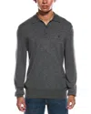 Allsaints Kilburn Wool-blend Polo Sweater In Gray