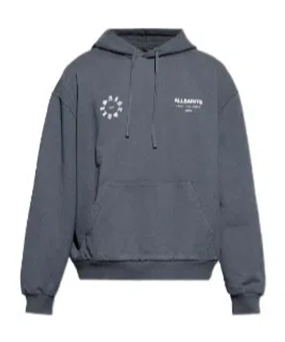 Allsaints Kindred Hoodie In Blue