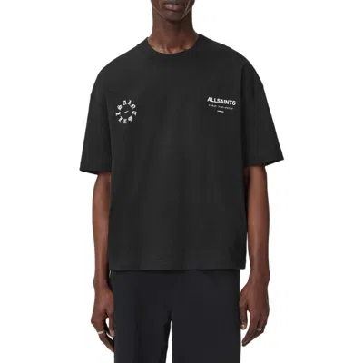 Allsaints Kindred Logo Graphic T-shirt In Black