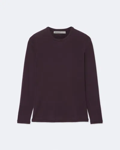 Allsaints Kira Wool-blend Long-sleeve T-shirt In Red