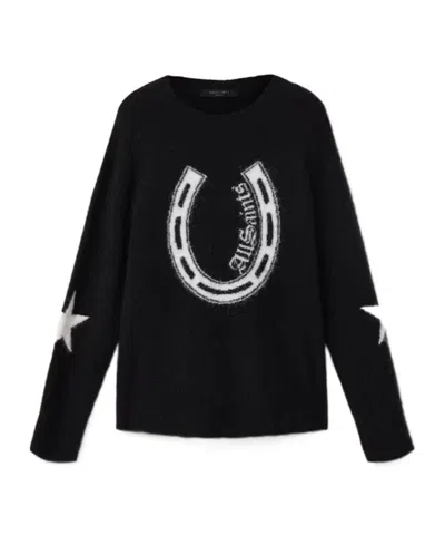 ALLSAINTS ALLSAINTS KISMET INTARSIA KNITTED SWEATER