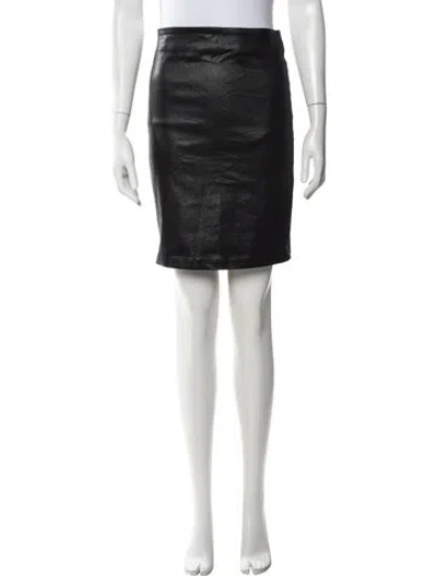 Pre-owned Allsaints Knee-length Skirt In Black