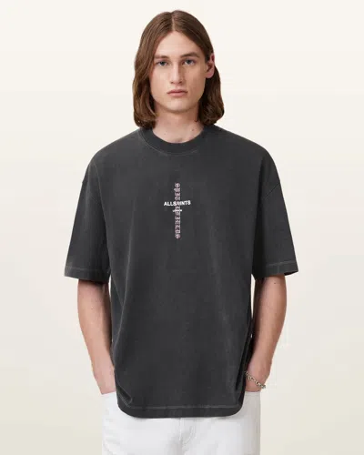 Allsaints Knox Short Sleeve Faded T-shirt