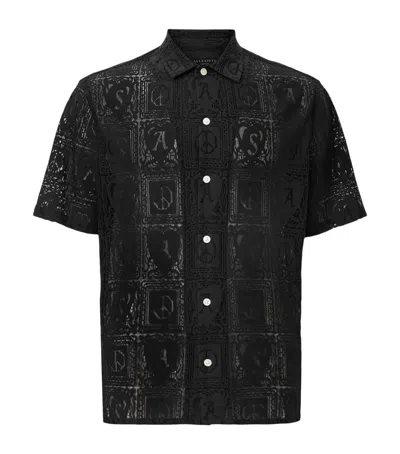 Allsaints Lace Short-sleeve Netley Shirt
