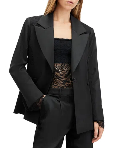 Allsaints Lacey Blazer In Black