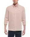 Allsaints Laguna Linen-blend Relaxed Fit Shirt In Pink