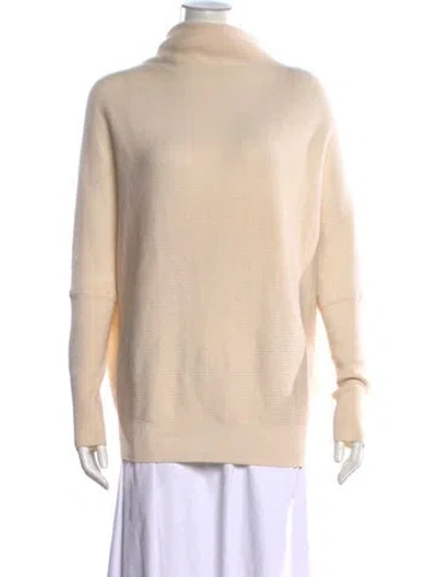 Pre-owned Allsaints Lambswool Turtleneck Sweater In Neutral