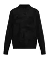 Allsaints Abel Polo Shirt In Black