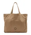 Allsaints Large Cotton Haven Tote Bag In Brown