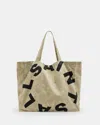 ALLSAINTS ALLSAINTS LARGE TIERRA LOGO WASHED TOTE BAG