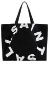 Allsaints Large Tierra Tie Dye Tote Bag In 黑色、白色