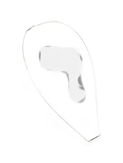 Allsaints Layered Bar-pendant Necklace In Metallic