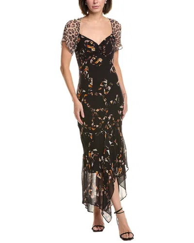 Allsaints Leah Maxi Dress In Black