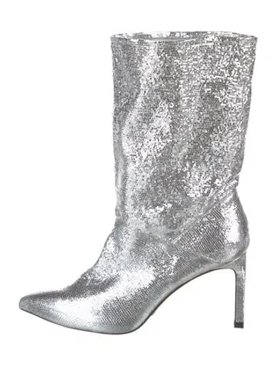 Pre-owned Allsaints Leather Animal Print Boots