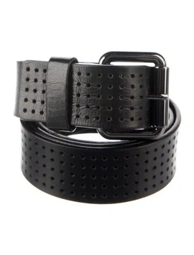Pre-owned Allsaints Leather Belt In Black