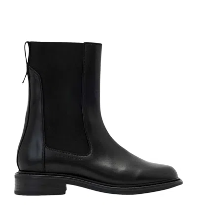 Allsaints Leather Beryl Boots In Black
