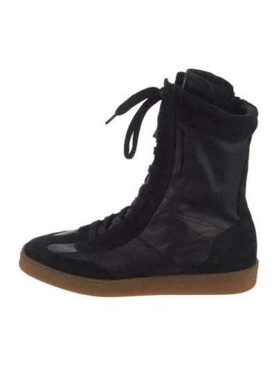 Pre-owned Allsaints Leather Boots In Black