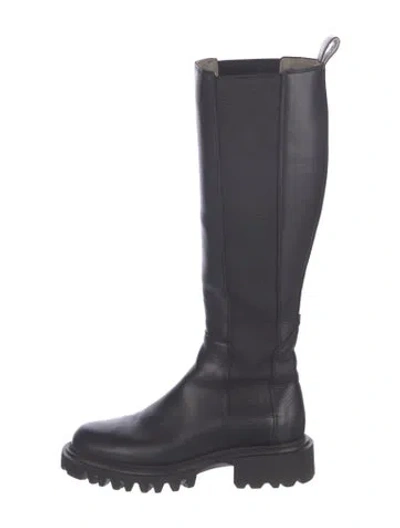 Pre-owned Allsaints Leather Boots In Black
