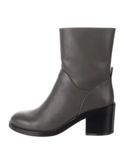 Pre-owned Allsaints Leather Boots In Black