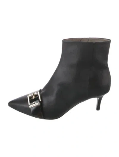 Pre-owned Allsaints Leather Boots In Black