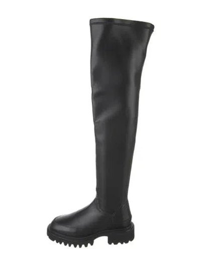 Pre-owned Allsaints Leather Boots In Black