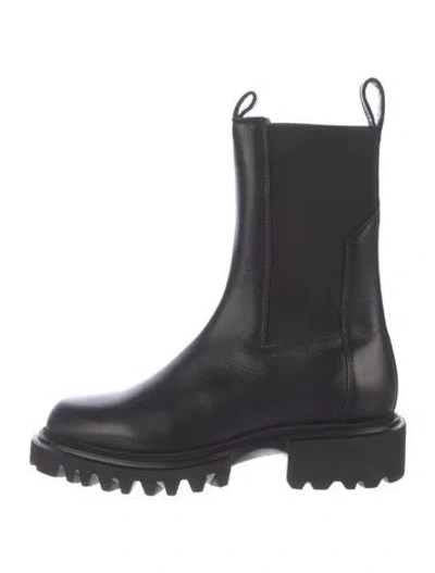 Pre-owned Allsaints Leather Chelsea Boots In Black