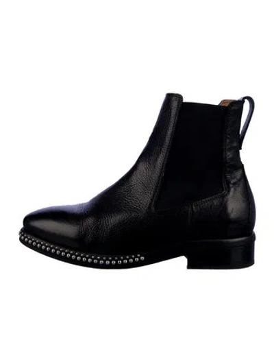 Pre-owned Allsaints Leather Chelsea Boots In Black