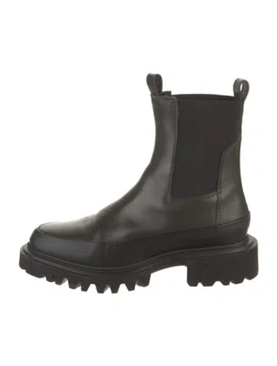 Pre-owned Allsaints Leather Chelsea Boots In Black