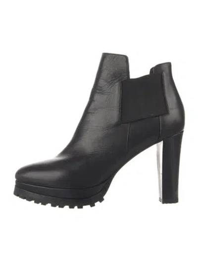 Pre-owned Allsaints Leather Chelsea Boots In Black