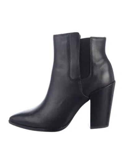 Pre-owned Allsaints Leather Chelsea Boots In Black