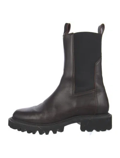 Pre-owned Allsaints Leather Chelsea Boots In Black