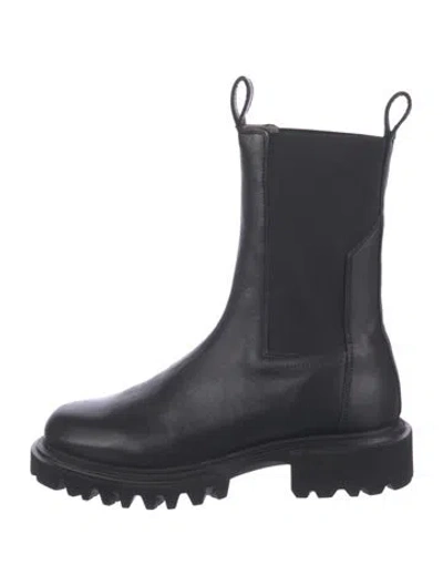 Pre-owned Allsaints Leather Chelsea Boots In Black
