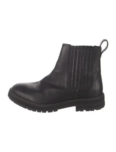 Pre-owned Allsaints Leather Chelsea Boots In Black
