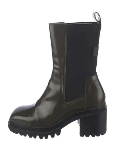 Pre-owned Allsaints Leather Chelsea Boots In Blue