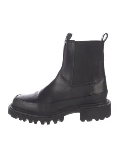 Pre-owned Allsaints Leather Chelsea Boots In Blue