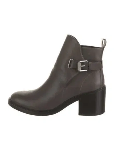 Pre-owned Allsaints Leather Chelsea Boots In Brown