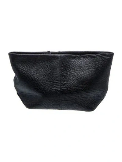 Pre-owned Allsaints Leather Clutch In Blue