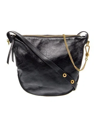 Pre-owned Allsaints Leather Crossbody Bag In Blue