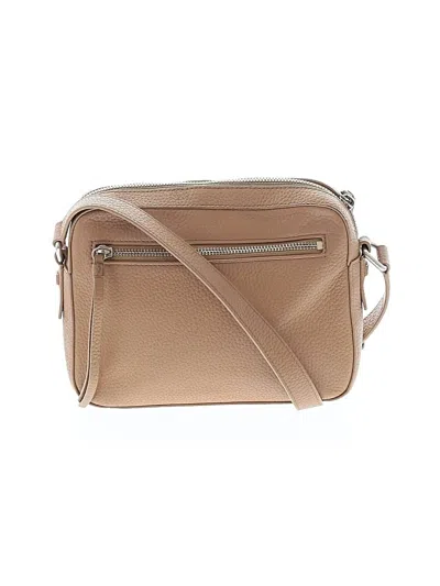 Pre-owned Allsaints Leather Crossbody Bag In Brown