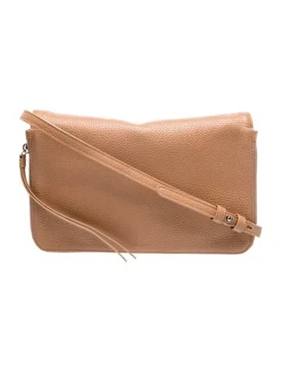 Pre-owned Allsaints Leather Crossbody Bag In Neutral