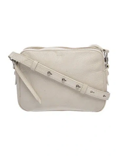 Pre-owned Allsaints Leather Crossbody Bag In Neutral