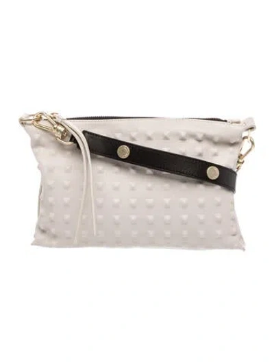 Pre-owned Allsaints Leather Crossbody Bag In Neutrals