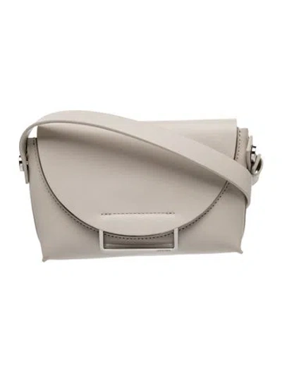 Pre-owned Allsaints Leather Crossbody Bag In Neutrals