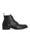 Allsaints Drago Combat Boot In Black