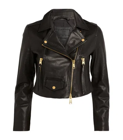 ALLSAINTS LEATHER ELORA BIKER JACKET