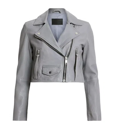 ALLSAINTS LEATHER ELORA BIKER JACKET
