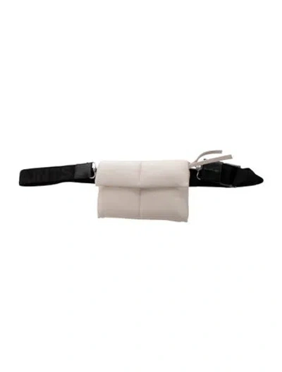 Pre-owned Allsaints Leather Ezra Quilt Crossbody In Neutrals