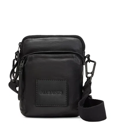 ALLSAINTS LEATHER FALCON CROSS-BODY BAG