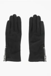 Shop Allsaints Leather Glovers With Side Zip