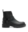 ALLSAINTS LEATHER HANK BIKER BOOTS